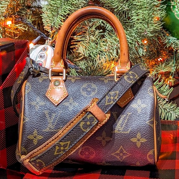 Louis Vuitton Handbags - LOUIS VUITTON Monogram Canvas Mini Speedy Vintage Crossbody
